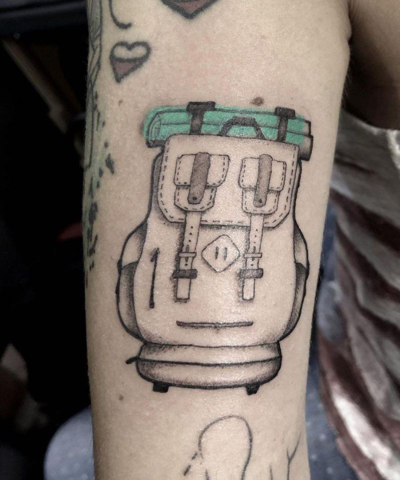 30 Unique Backpack Tattoos You Will Love