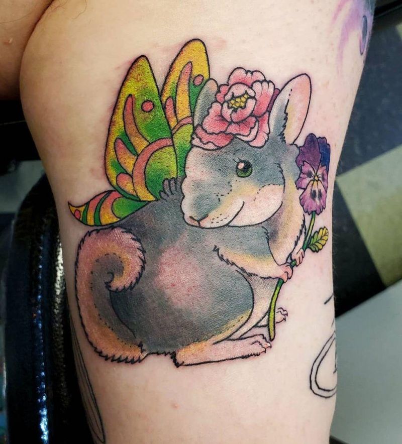 30 Cute Chinchilla Tattoos You Must Try