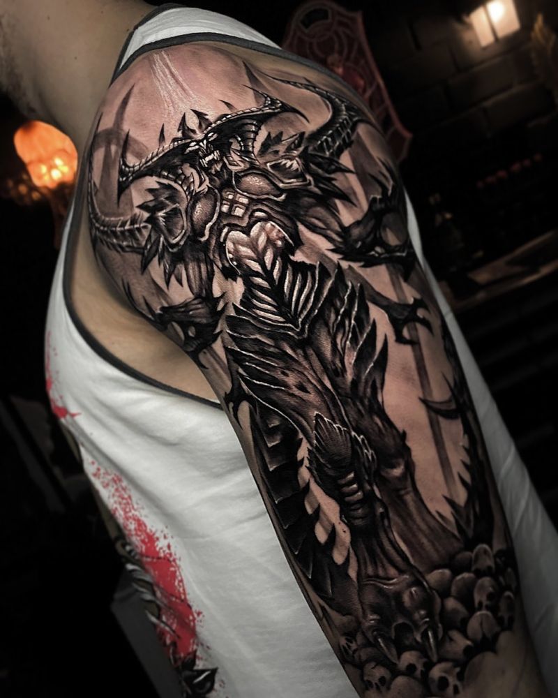 30 Unique Diablo Tattoos You Can Copy