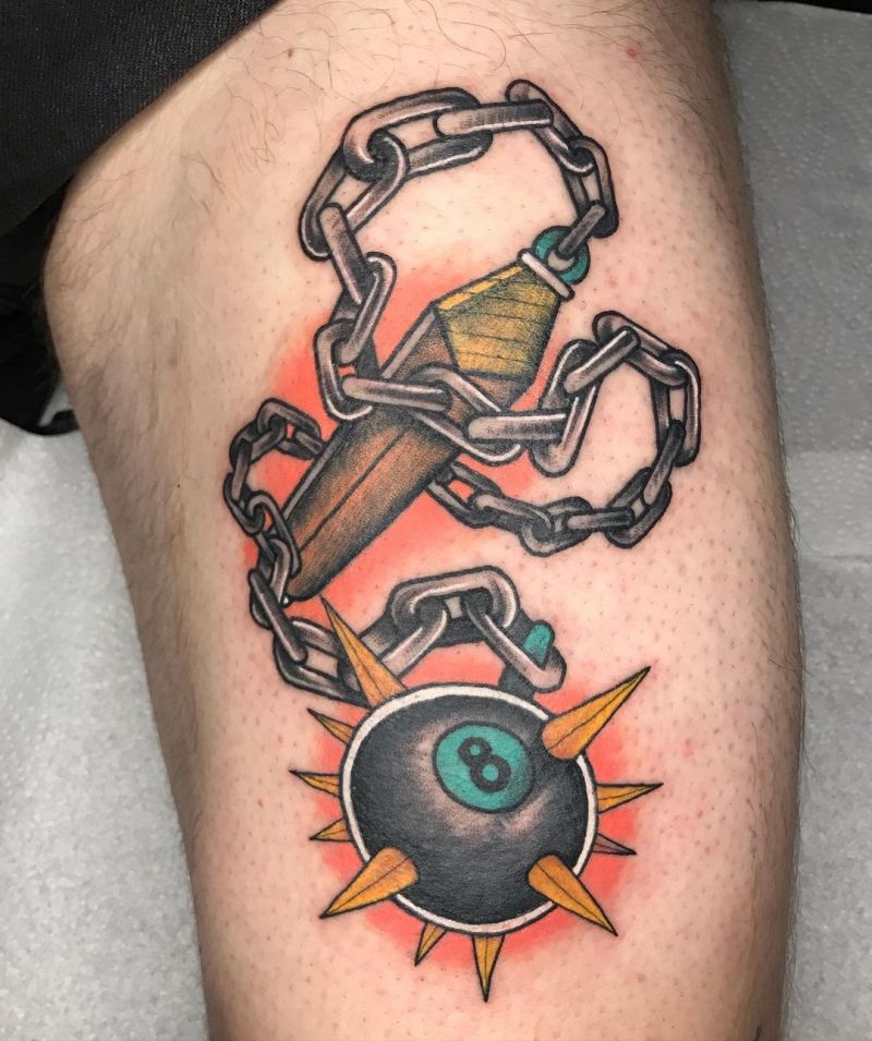 30 Pretty Eight Ball Tattoos You Must Try