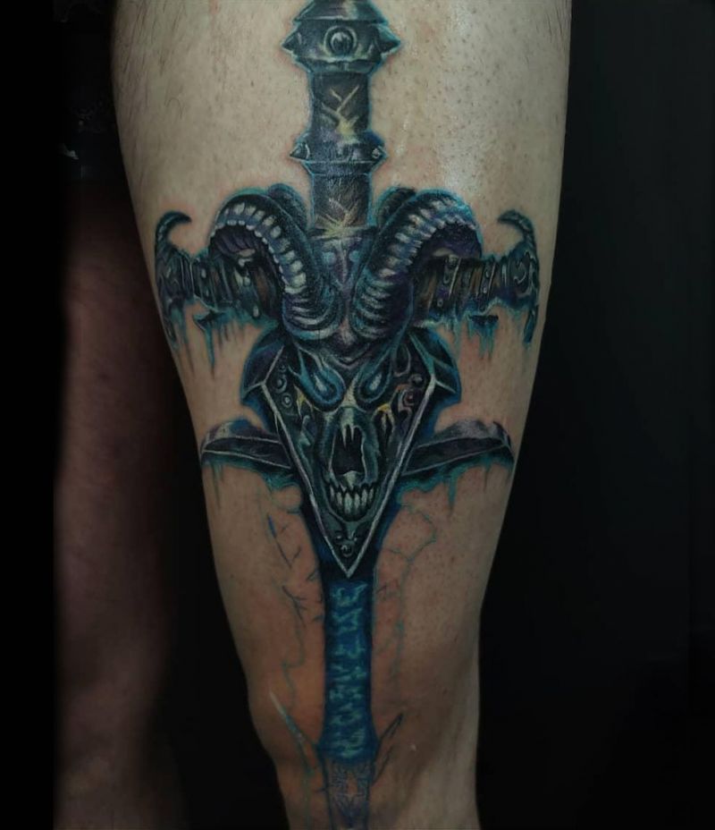 30 Pretty Frostmourne Tattoos to Inspire You