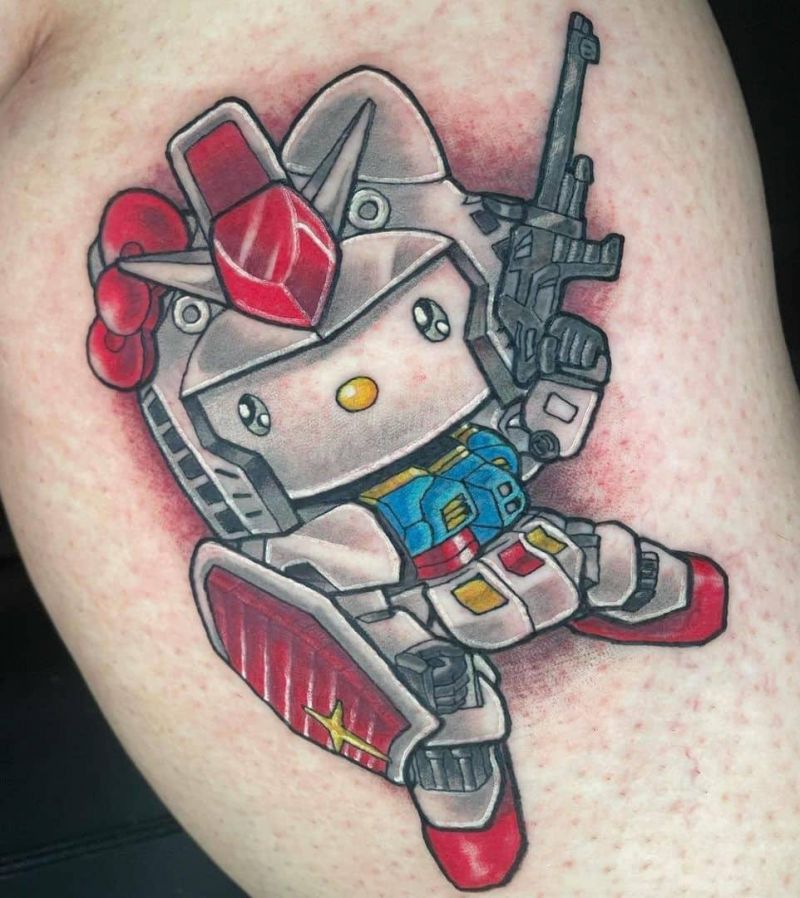 30 Exciting Gundam Tattoos for Your Inspiration