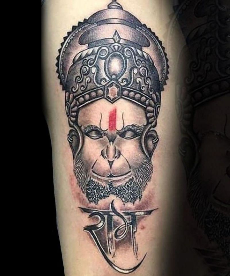 30 Unique Hanuman Tattoos You Must Love