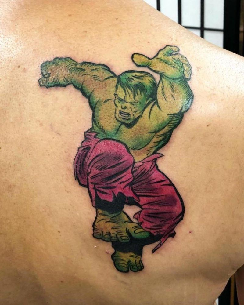 30 Unique Hulk Tattoos Give You Courage