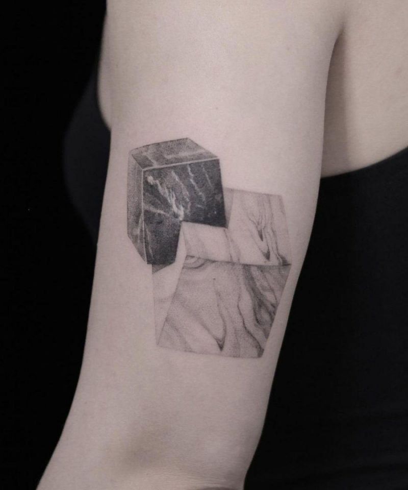 30 Pretty Marble Tattoos Improve Your Temperament