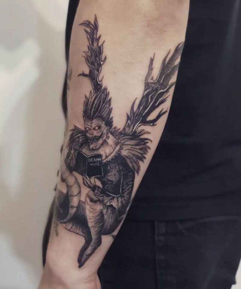 30 Unique Ryuk Tattoos to Inspire You