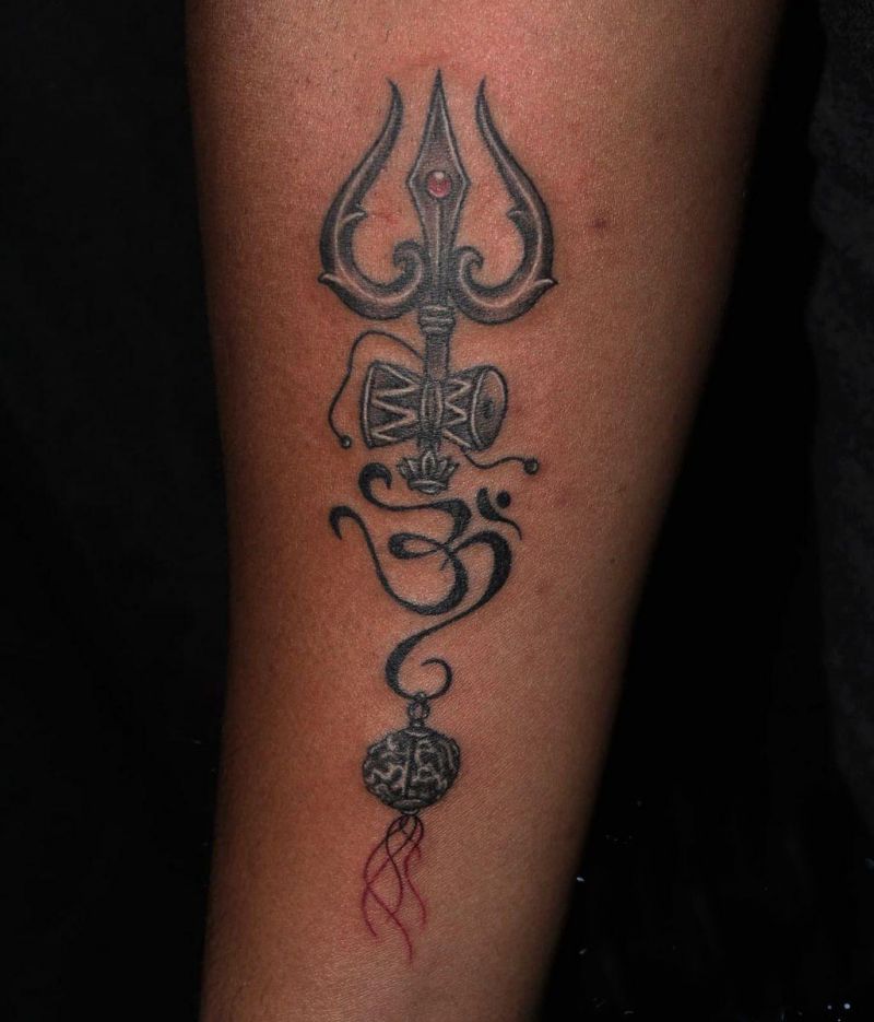 30 Unique Trishul Tattoos For Your Inspiration