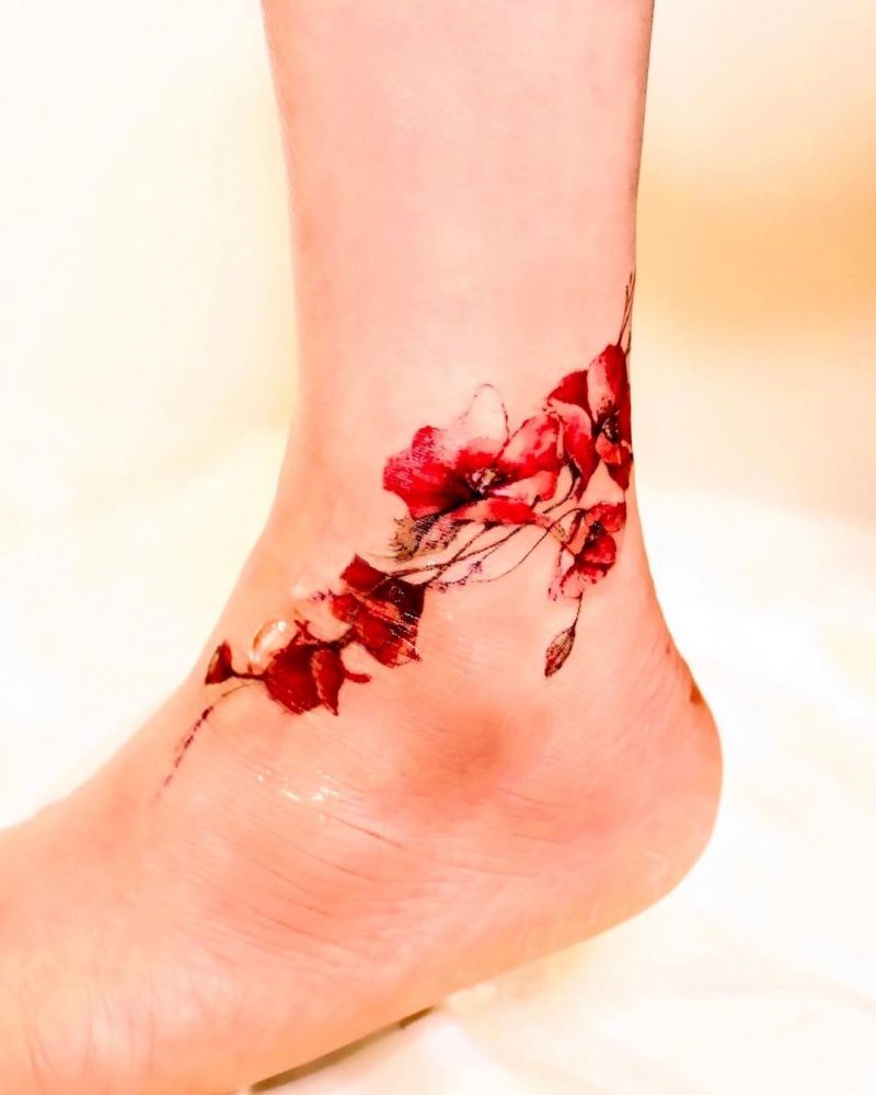 30 Pretty Ankle Tattoos You Can Copy