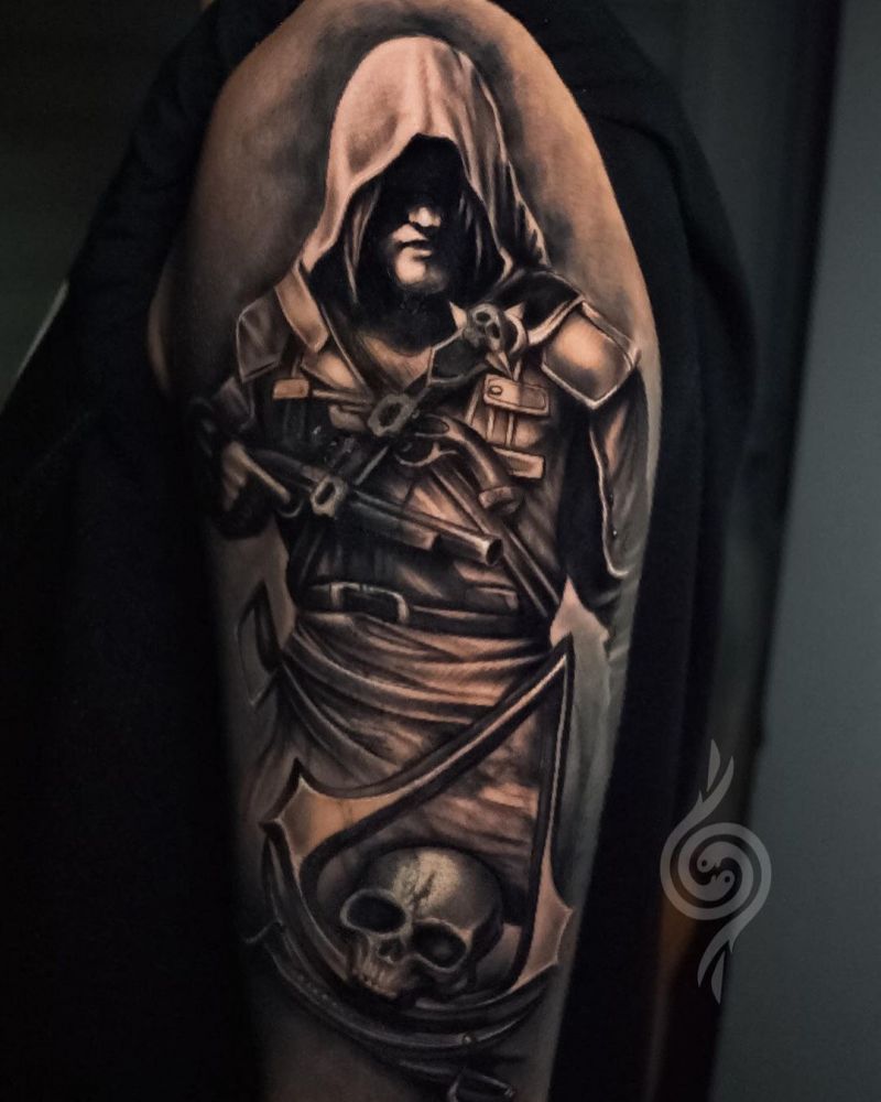 30 Unique Assassins Creed Tattoos You Can Copy