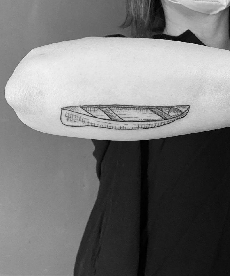 30 Unique Canoe Tattoos You Will Love