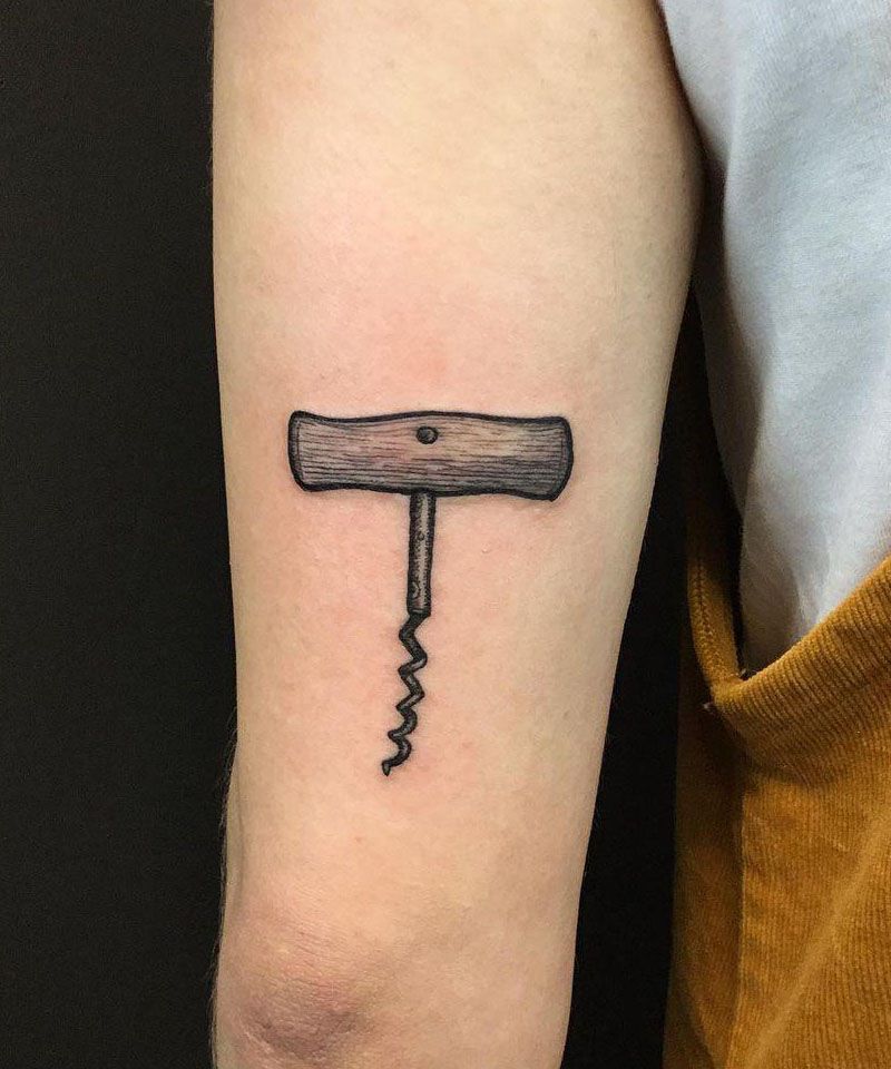 30 Unique Corkscrew Tattoos You Must Try