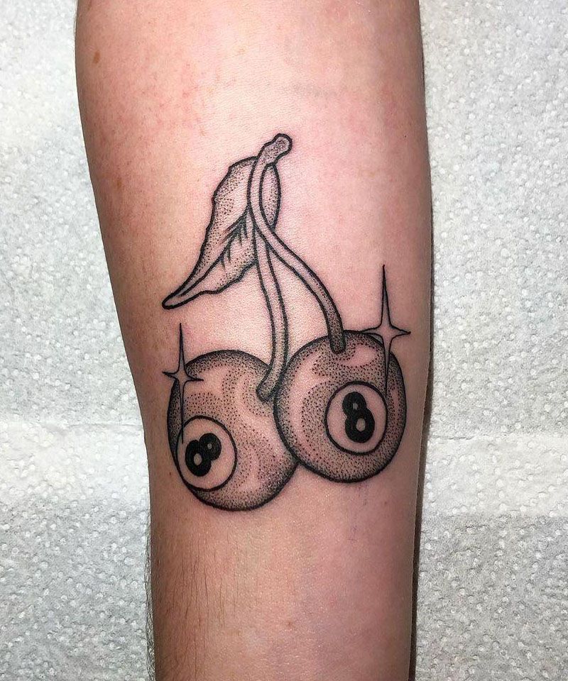 30 Pretty Eight Ball Tattoos You Must Try