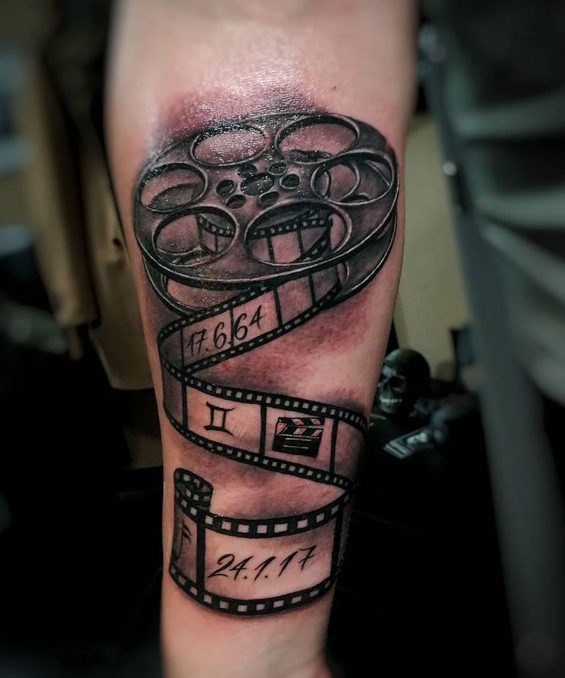 30 Exciting Film Reel Tattoos For Your Inspiration