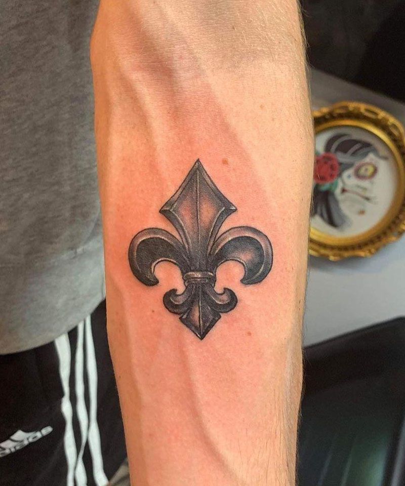 30 Pretty Fleur De Lis Tattoos You Must Love