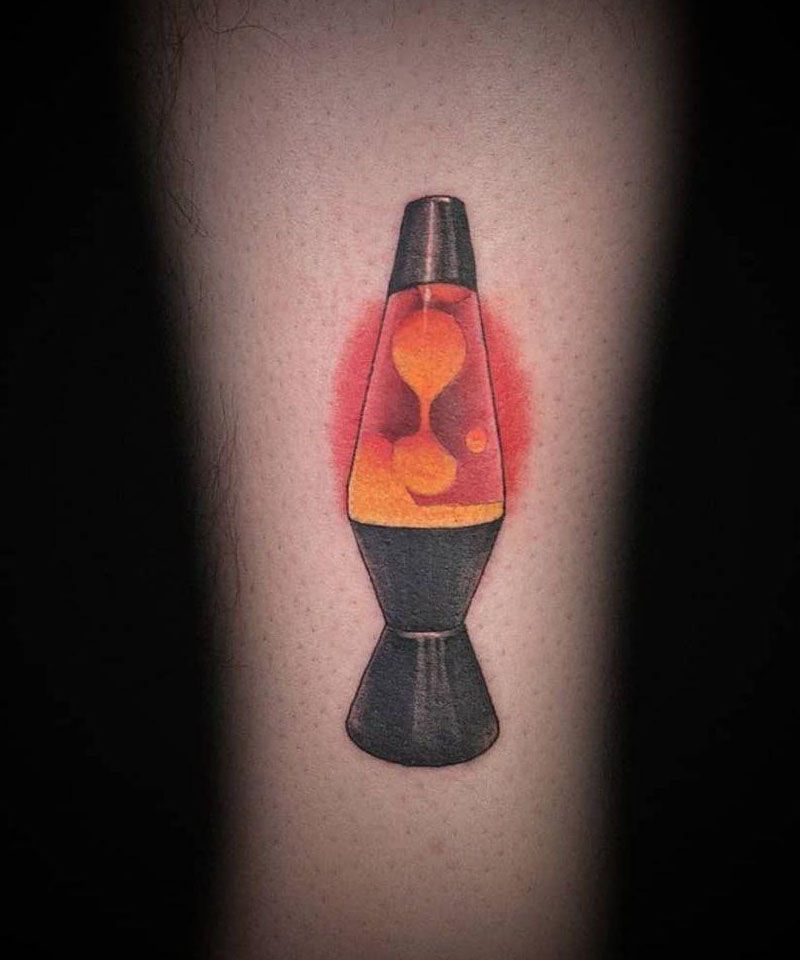 30 Pretty Lava Lamp Tattoos For Your Inspiration