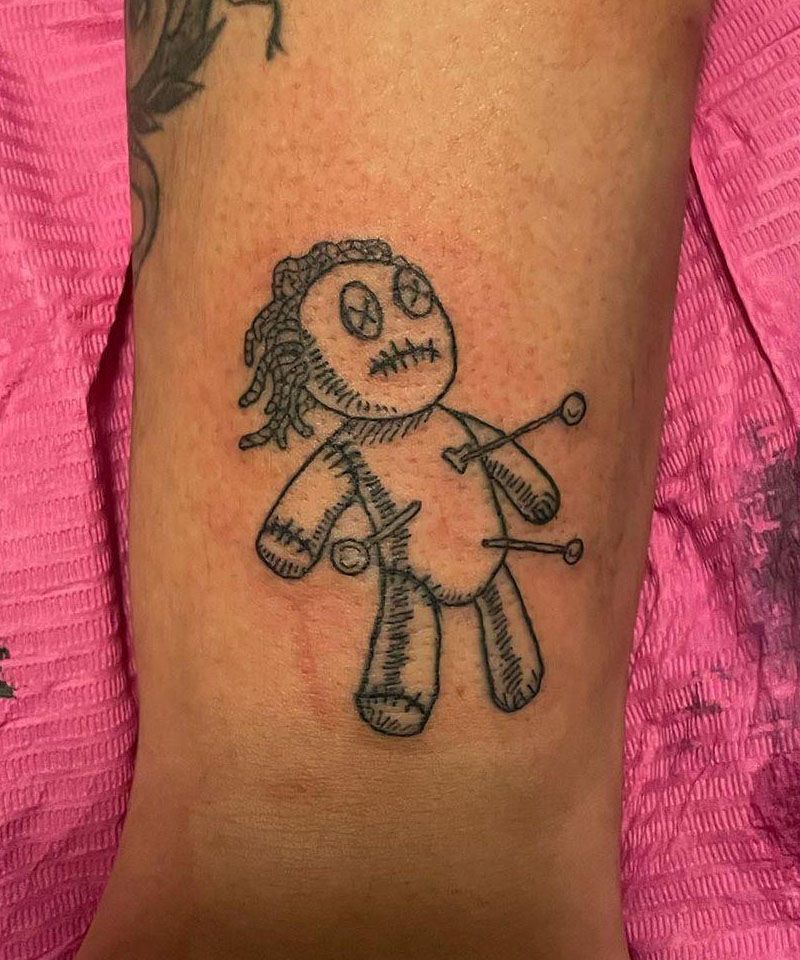 30 Unique Voodoo Doll Tattoos For Your Inspiration