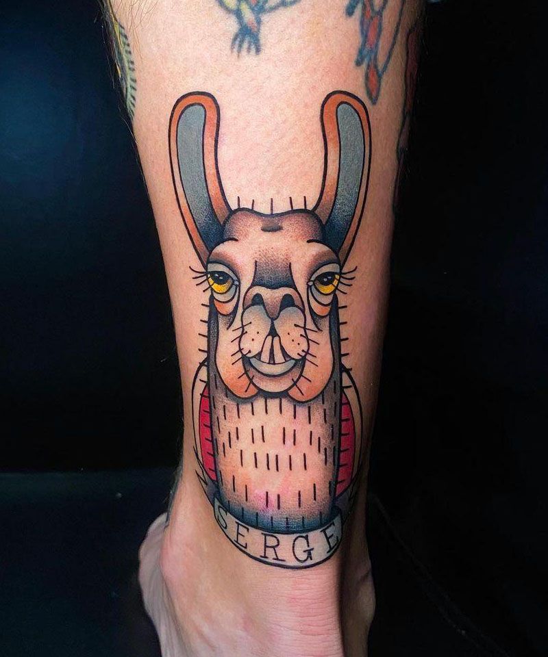 30 Cute Alpaca Tattoos You Must Try