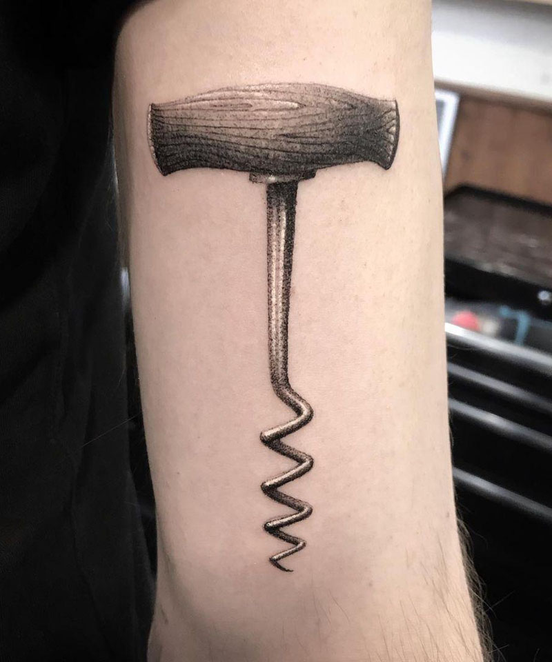 30 Unique Corkscrew Tattoos You Must Try