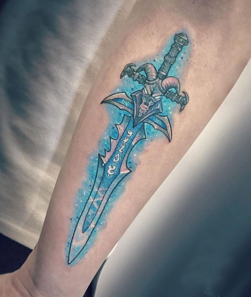 30 Pretty Frostmourne Tattoos to Inspire You