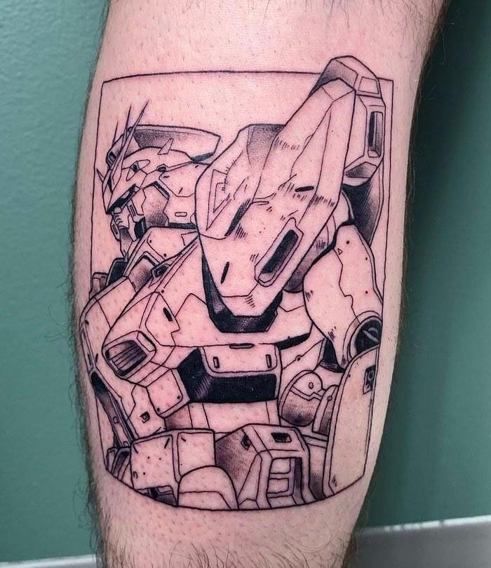 30 Exciting Gundam Tattoos for Your Inspiration