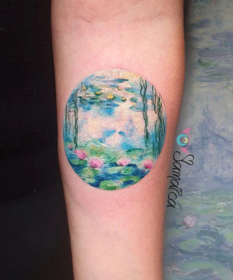 30 Pretty Monet Tattoos For Your Inspiration