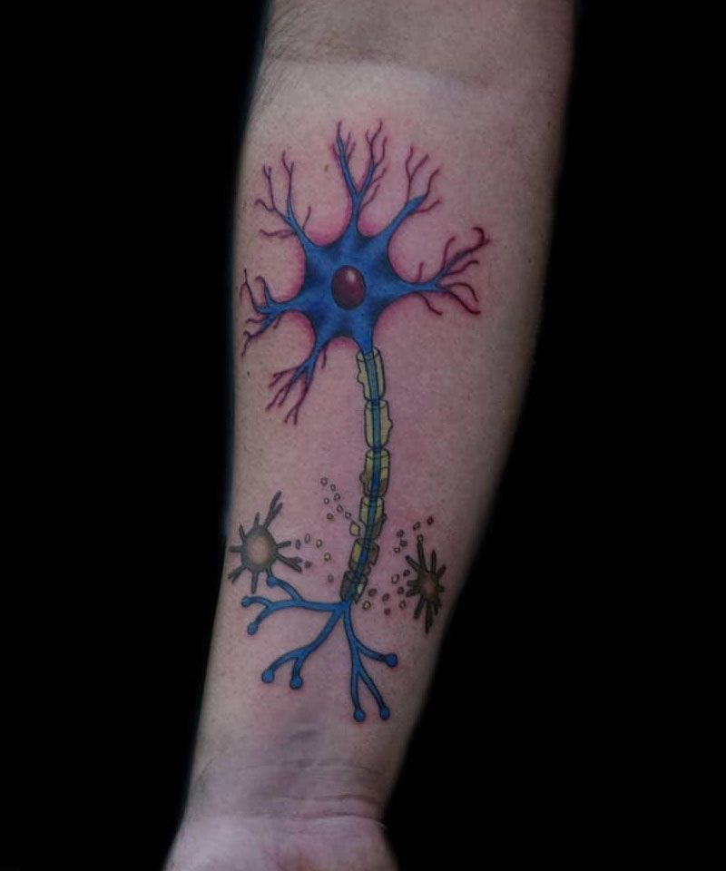 30 Unique Neuron Tattoos You Can Copy