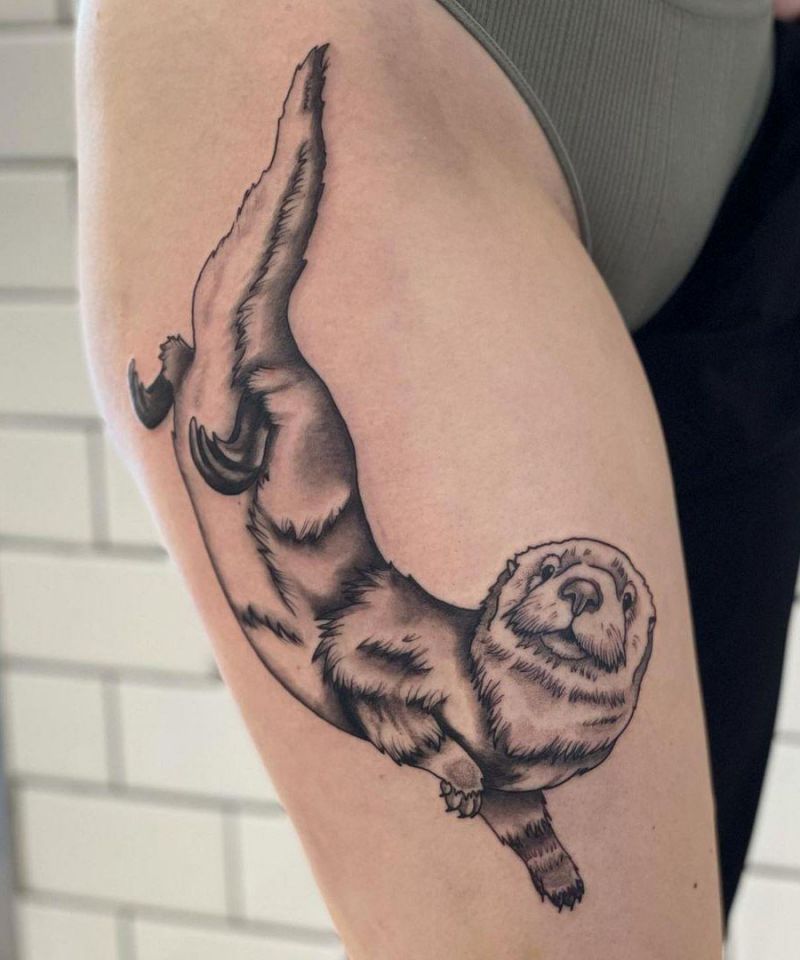 30 Cute Sea Otter Tattoos You Must Love