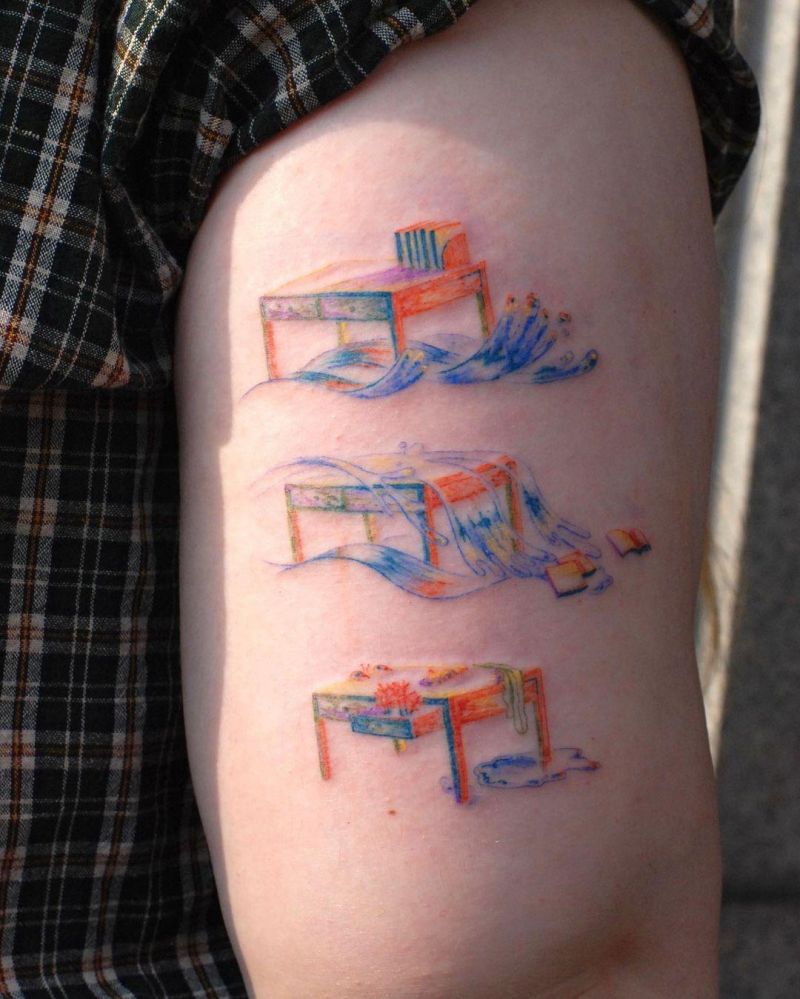 30 Unique Table Tattoos For Your Inspiration