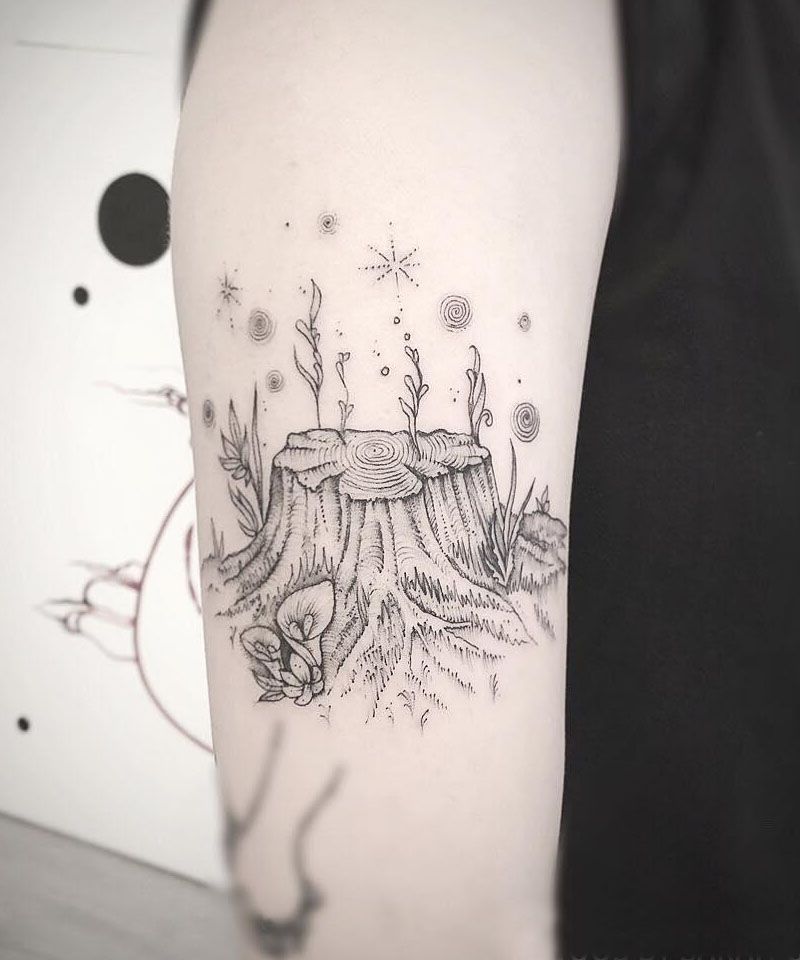 30 Unique The Giving Tree Tattoos to Inspire You
