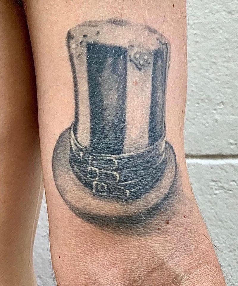 30 Unique Top Hat Tattoos You Must Try
