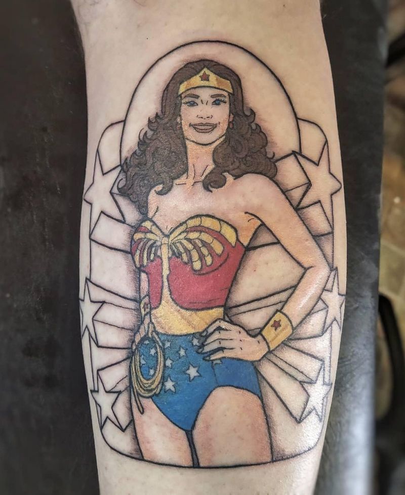 30 Pretty Wonder Woman Tattoos For Your Inspiration