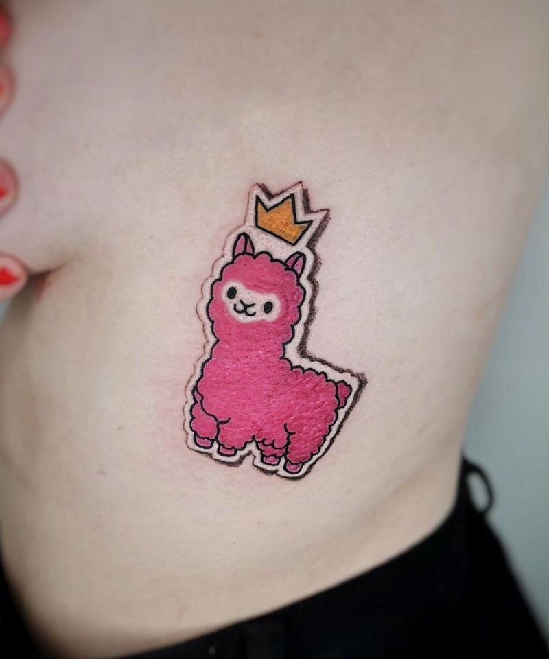 30 Cute Alpaca Tattoos You Must Try