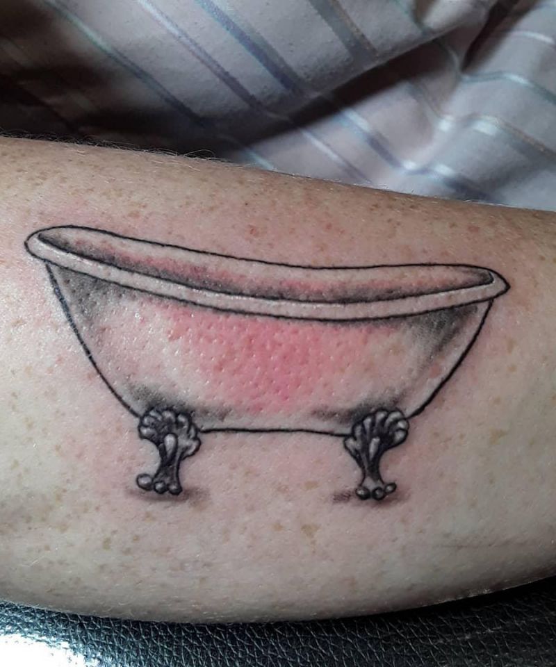 30 Unique Bathtub Tattoos You Must Love