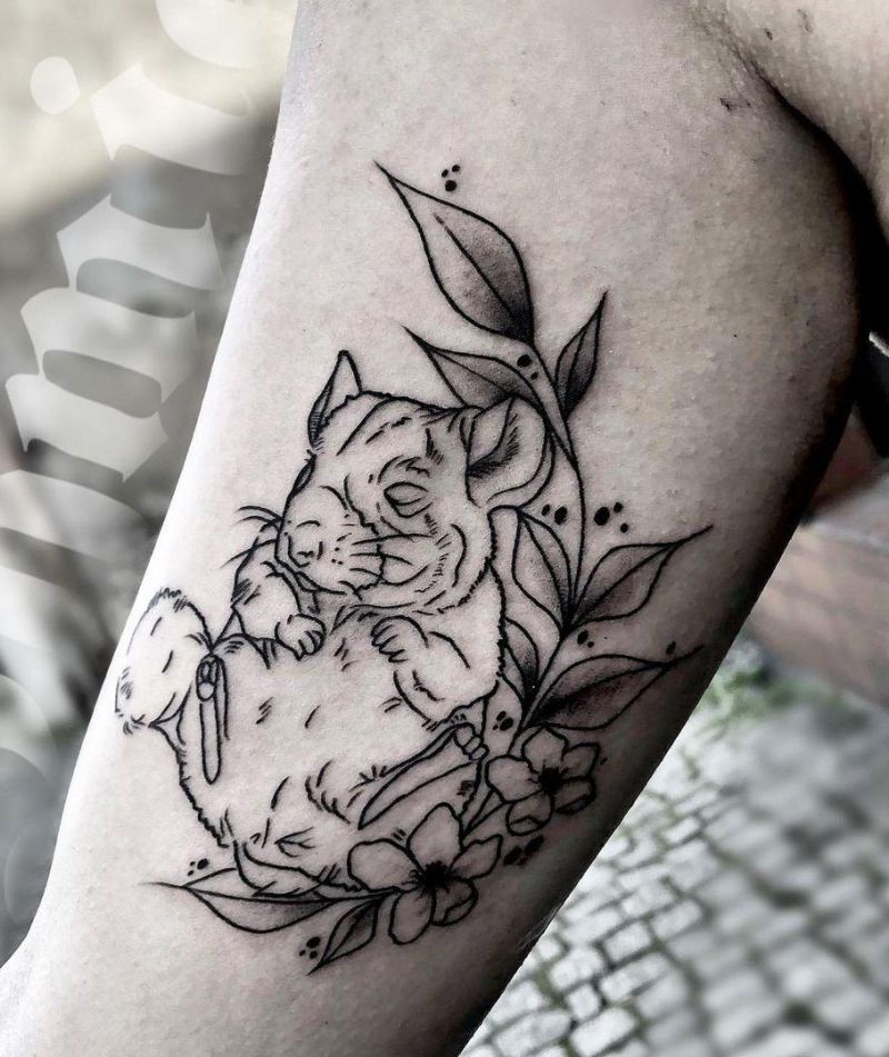 30 Cute Chinchilla Tattoos You Must Try