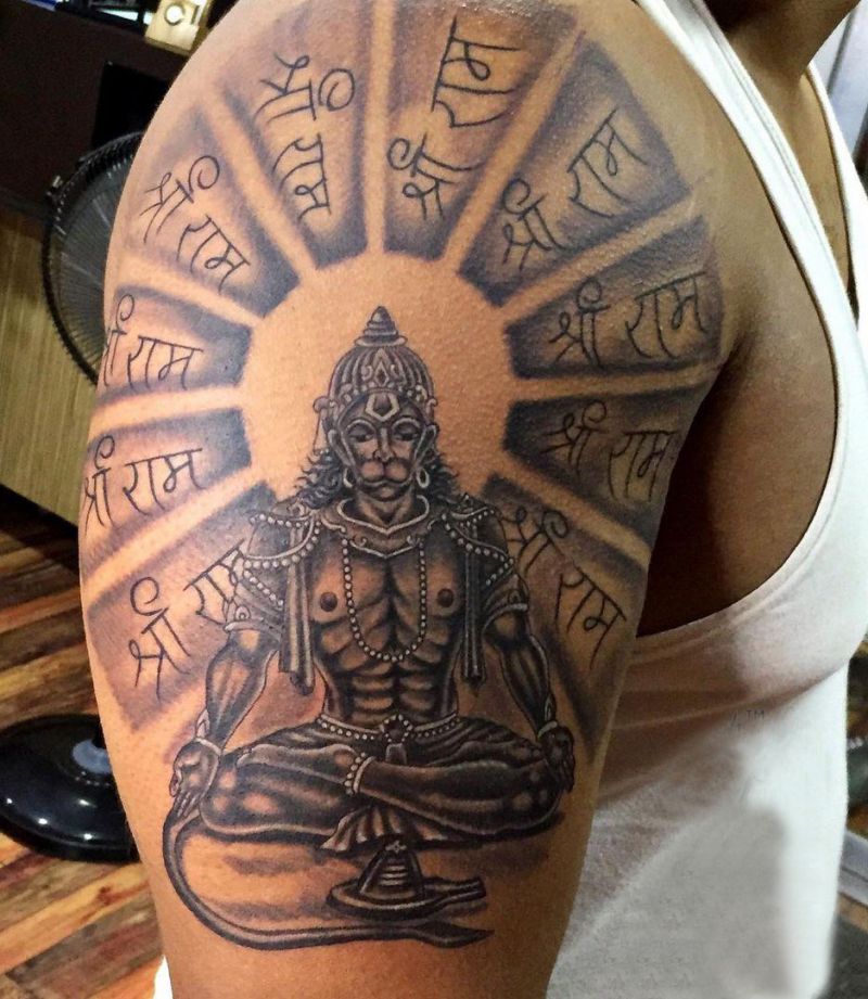 30 Unique Hanuman Tattoos You Must Love