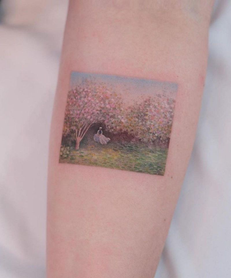 30 Pretty Monet Tattoos For Your Inspiration