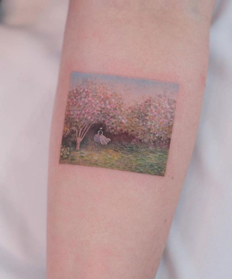 30 Pretty Monet Tattoos For Your Inspiration