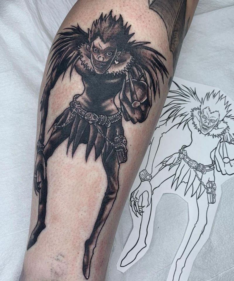 30 Unique Ryuk Tattoos to Inspire You