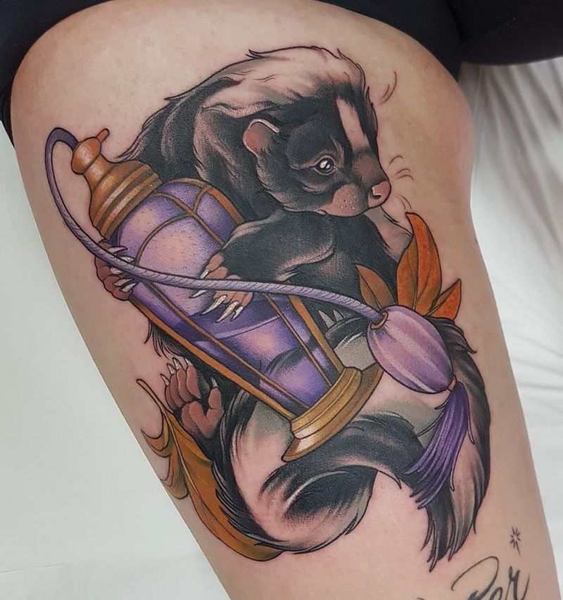 30 Cute Skunk Tattoos You Will Love Style VP Page 24
