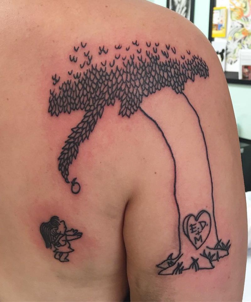 30 Unique The Giving Tree Tattoos to Inspire You