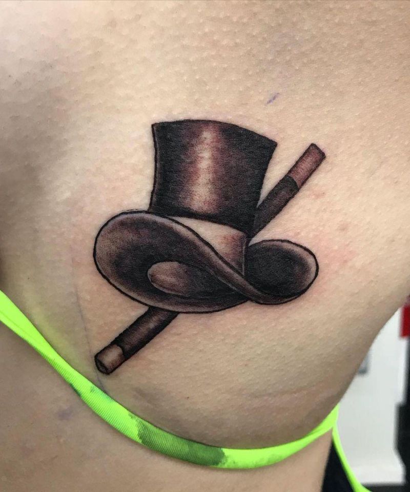 30 Unique Top Hat Tattoos You Must Try