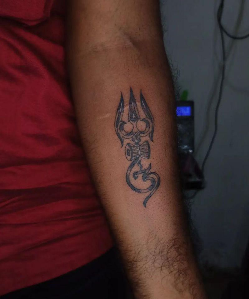 30 Unique Trishul Tattoos For Your Inspiration