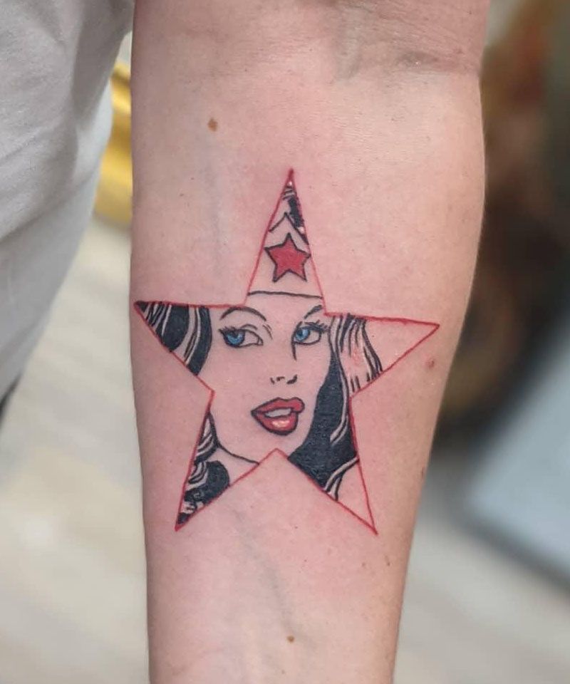 30 Pretty Wonder Woman Tattoos For Your Inspiration