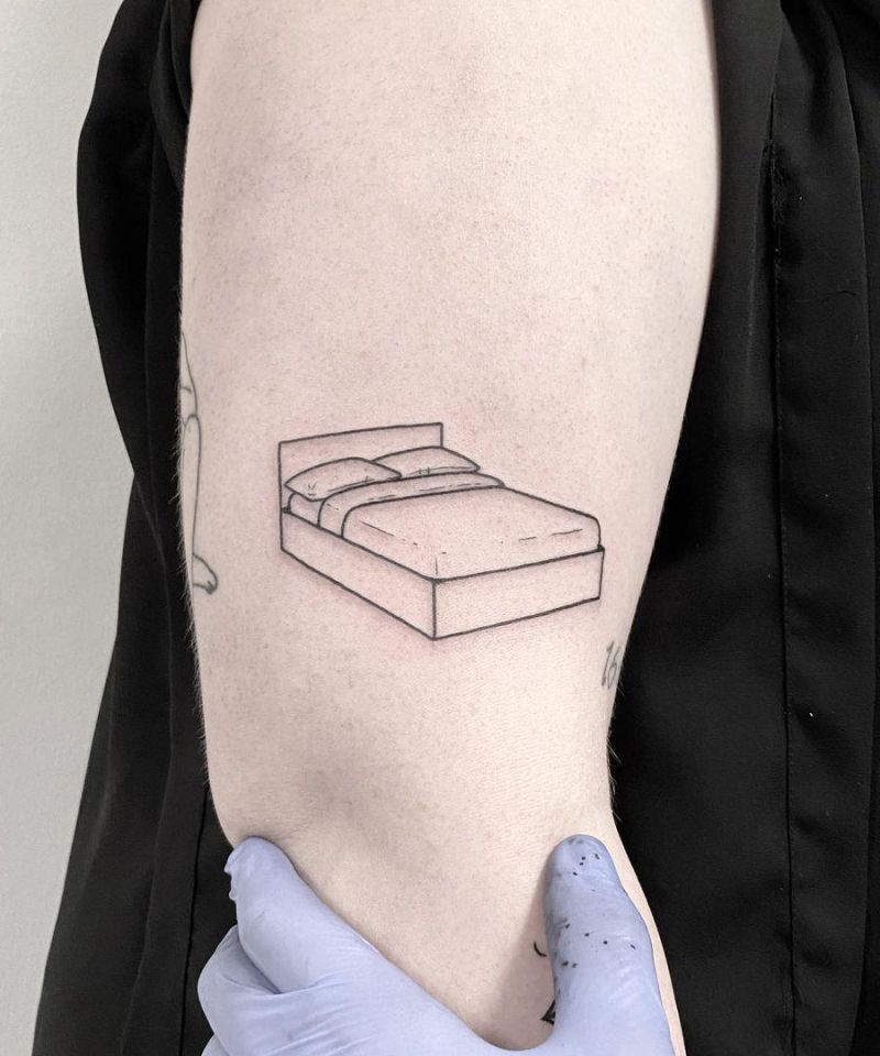 30 Unique Bed Tattoos You Can Copy