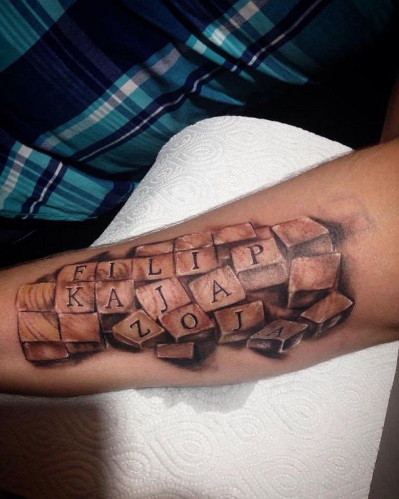 30 Unique Blocks Tattoos You Can Copy