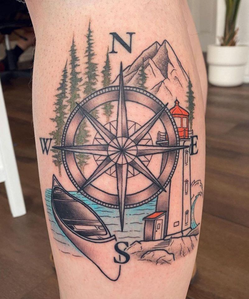 30 Unique Canoe Tattoos You Will Love