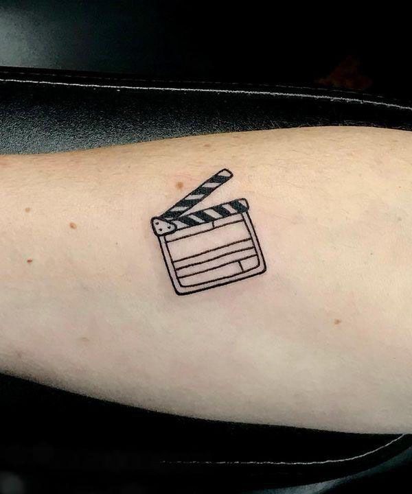 30 Unique Clapperboard Tattoos to Inspire You