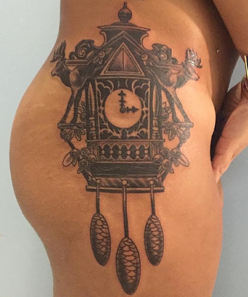 30 Pretty Cuckoo Clock Tattoos You Must Try