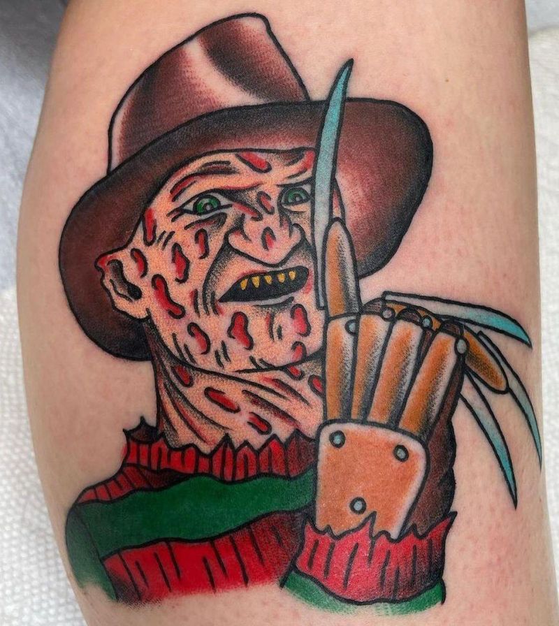 30 Unique Freddy Krueger Tattoos You Can Copy