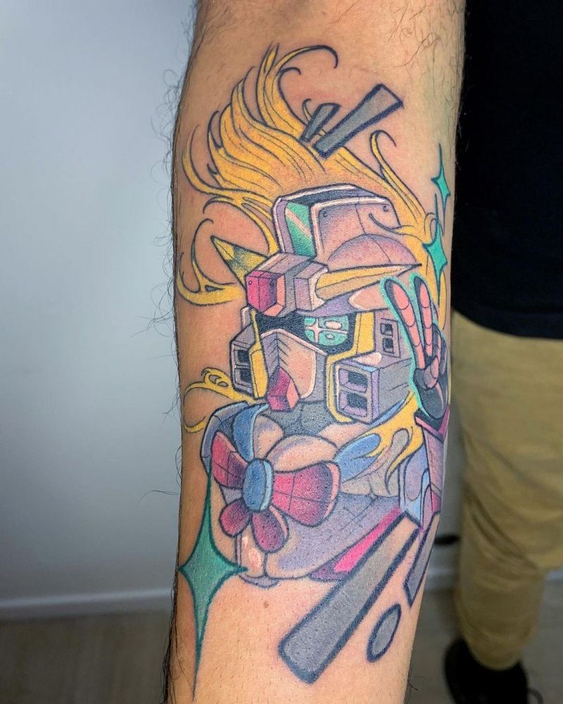 30 Exciting Gundam Tattoos for Your Inspiration